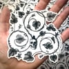 Pumpkin Vine Triskelion Sticker