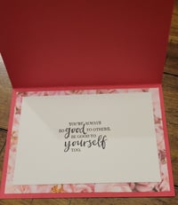 Image 2 of Be Good To Yourself (dark pink)