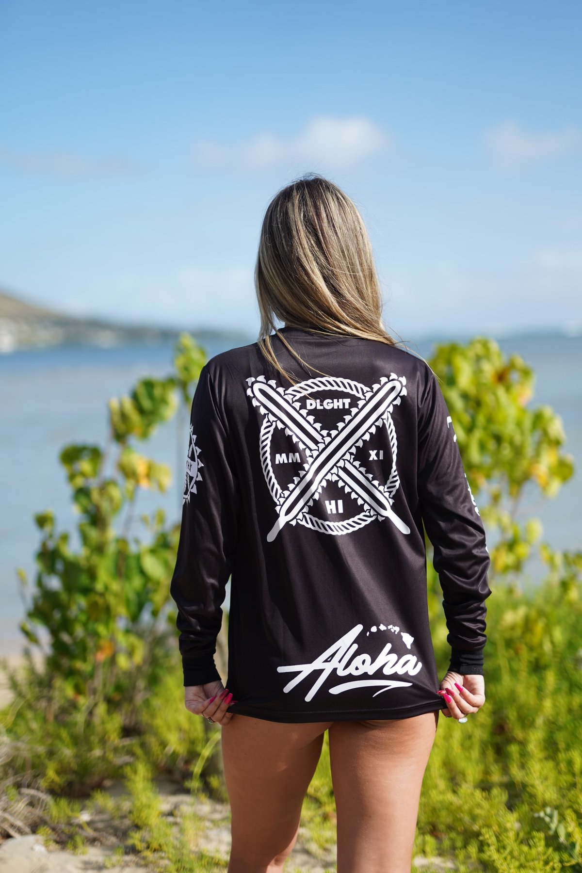 Delight 2013 Throwback Tiki - Black Longsleeve Jersey