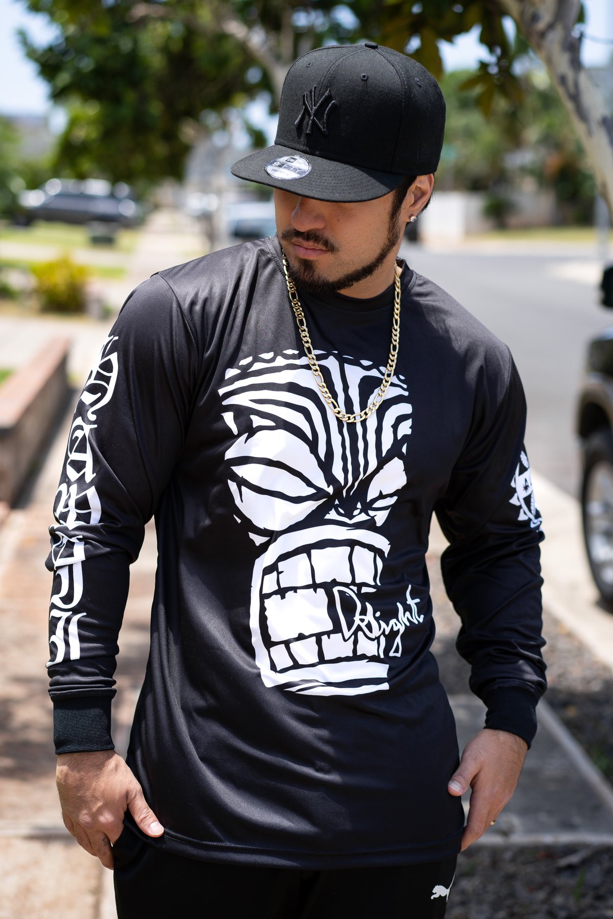 Delight 2013 Throwback Tiki - Black Longsleeve Jersey