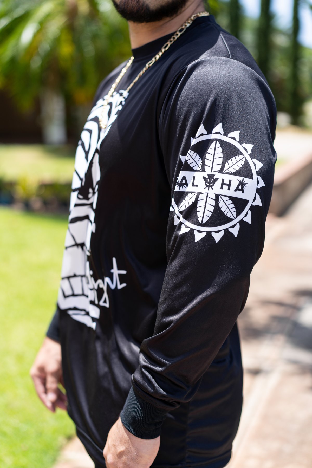 Delight 2013 Throwback Tiki - Black Longsleeve Jersey