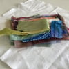 Stitch a Little Landscape - hand dyed fabrics