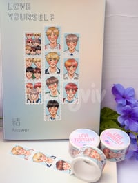 Image 3 of [Clearance] Love Yourself Stamp Washi Tape