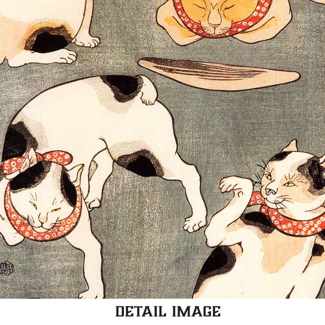 Proverbs Illustrated by Cats | Utagawa Kuniyoshi | Ukiyo-e | Japanese Woodblock | Fine Art Print