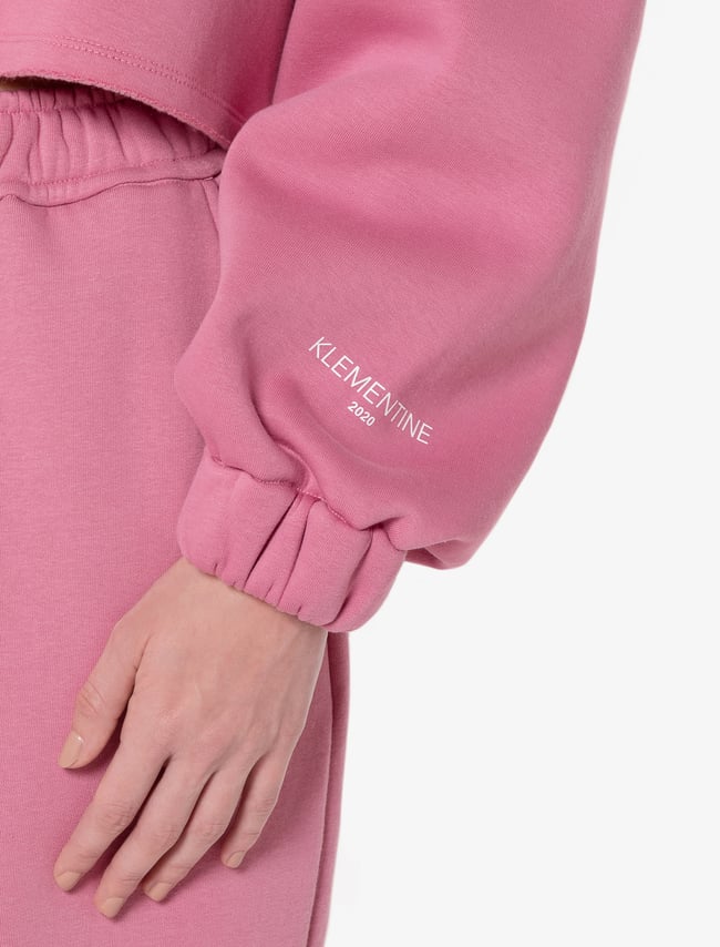 Cropped Hoody - Pink