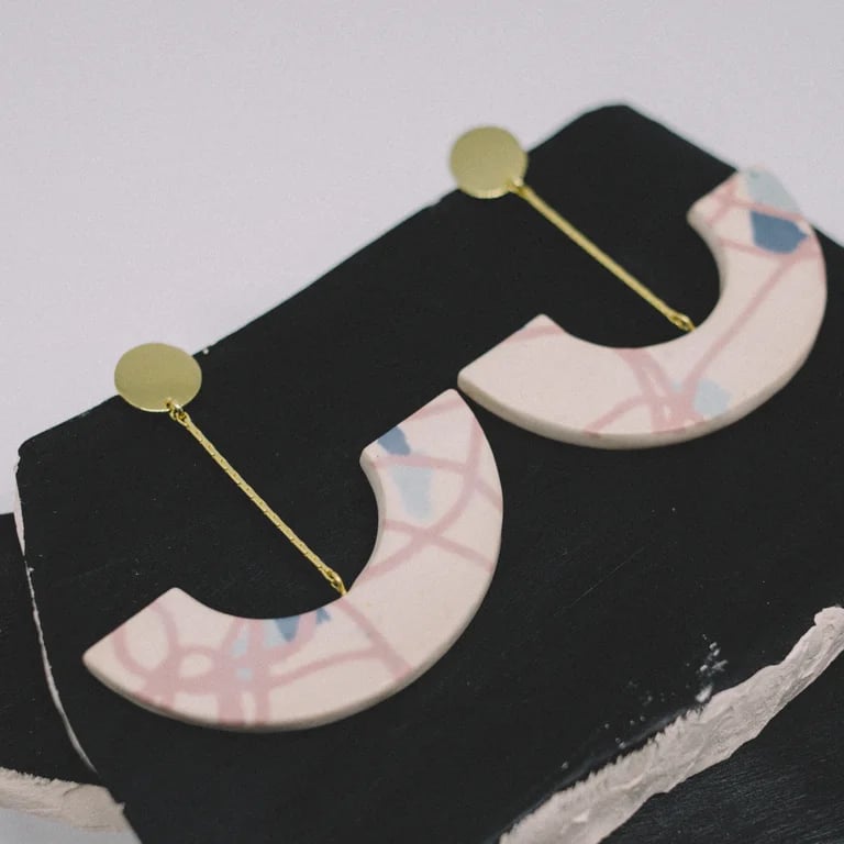 Image of pendientes TERRAL oro 