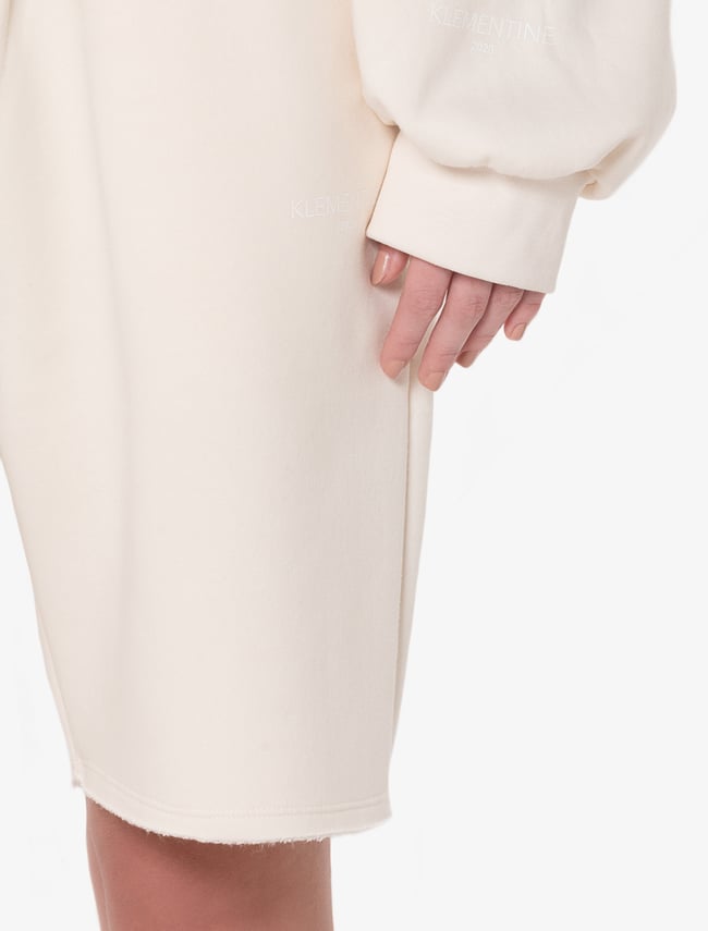 Cropped Hoody Women - Vanilla