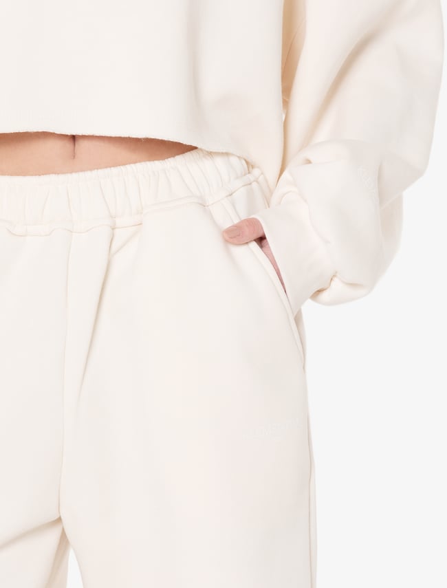 Cropped Hoody Women - Vanilla