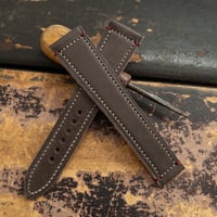 Image 2 of Box stitched Calf for deployment buckle