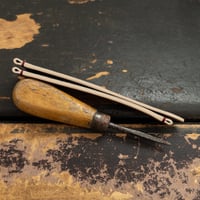 Image 3 of Box stitched Calf for deployment buckle