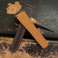 Image 4 of Box stitched Calf for deployment buckle