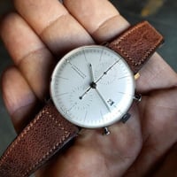 Image 1 of Vintage Aviator Leather watch strap