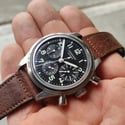 Vintage Aviator Leather watch strap