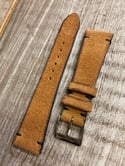 Classic Italian Suede watch strap - Sand