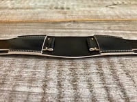 Image 2 of BLACK Horween Shell Cordovan BUND strap - Other colors available