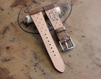 Image 3 of Bourbon Horween Shell Cordovan Racing watch band