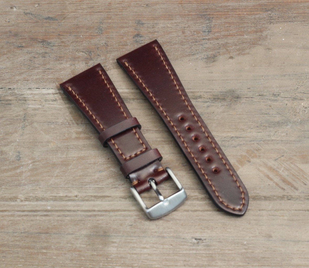 Color 8 shell cordovan watch online strap