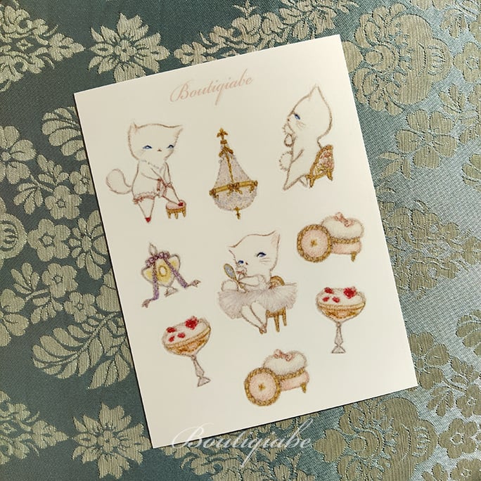 Image of Puff-ectly Boudoir Removable Stickers