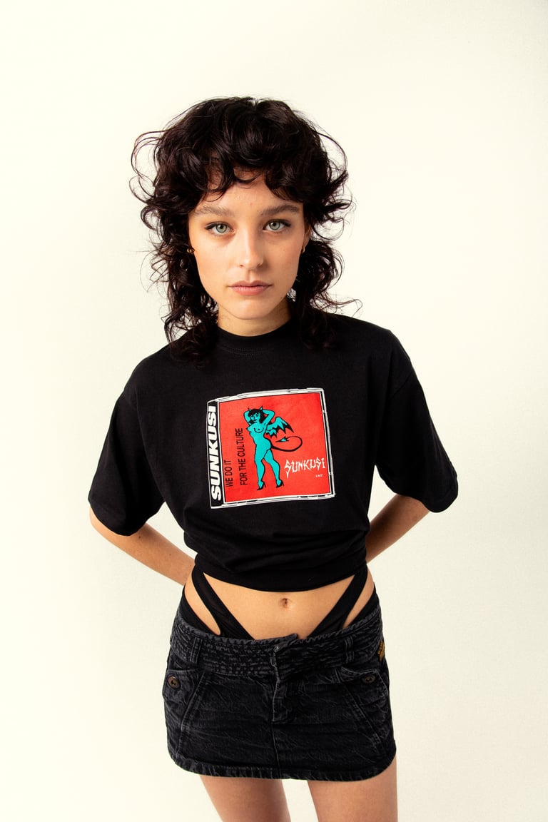 Sunkusi Black T-Shirt