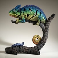 Image 2 of Edge Sculpture "Chameleon (Rainbow Blue)"