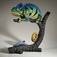 Image 4 of Edge Sculpture "Chameleon (Rainbow Blue)"
