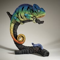 Image 3 of Edge Sculpture "Chameleon (Rainbow Blue)"