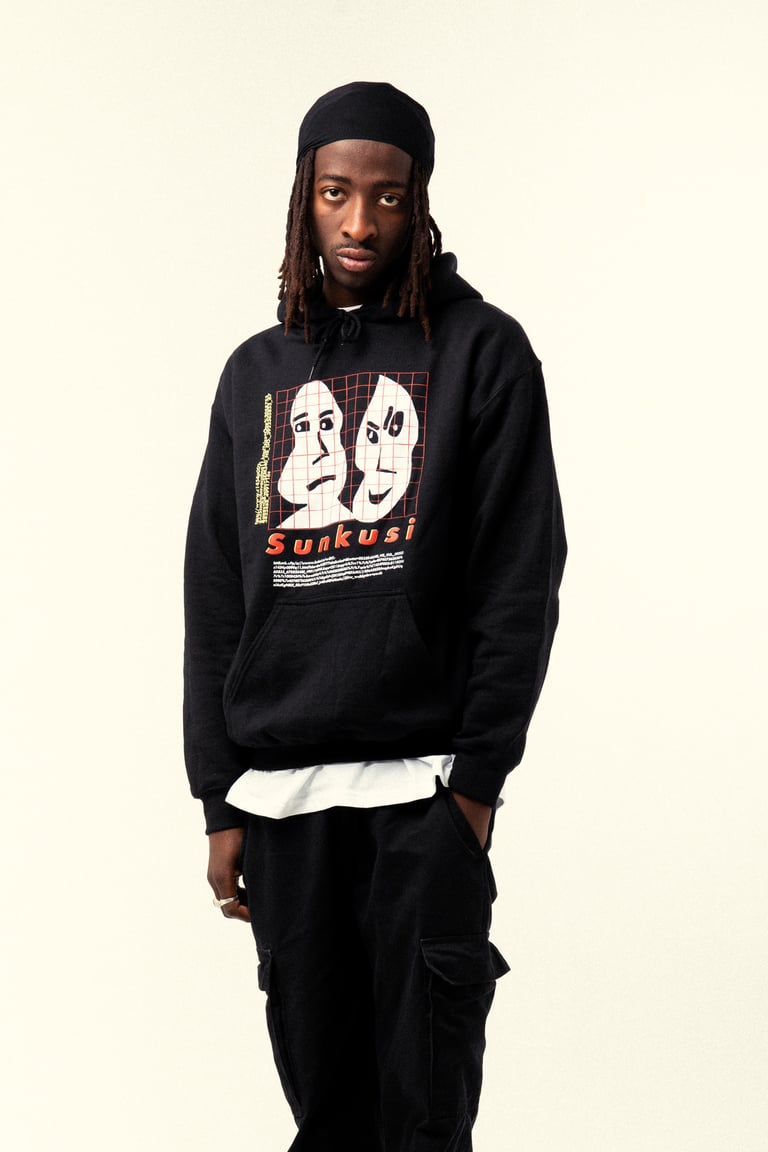 Sunkusi black hoodie 
