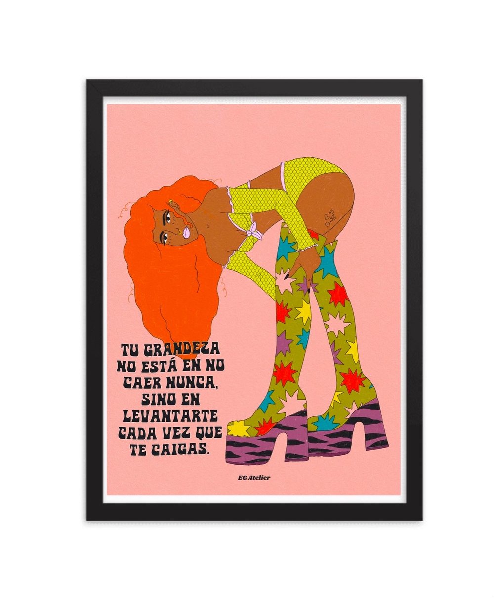 Image of Gotta get Up art print 