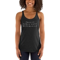 Image 3 of Pretty Girls Vote Republican Shirt Women's Racerback Tank
