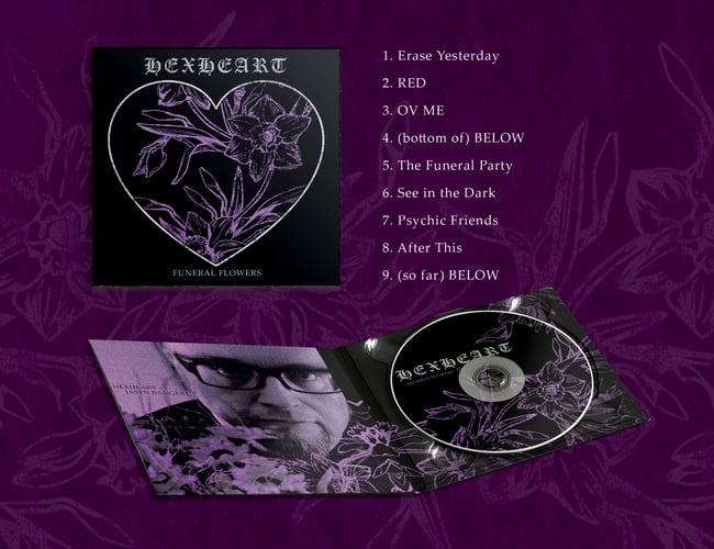 NEW! Hexheart: Funeral Flowers limited DIGIPAK signed CD w/ download code