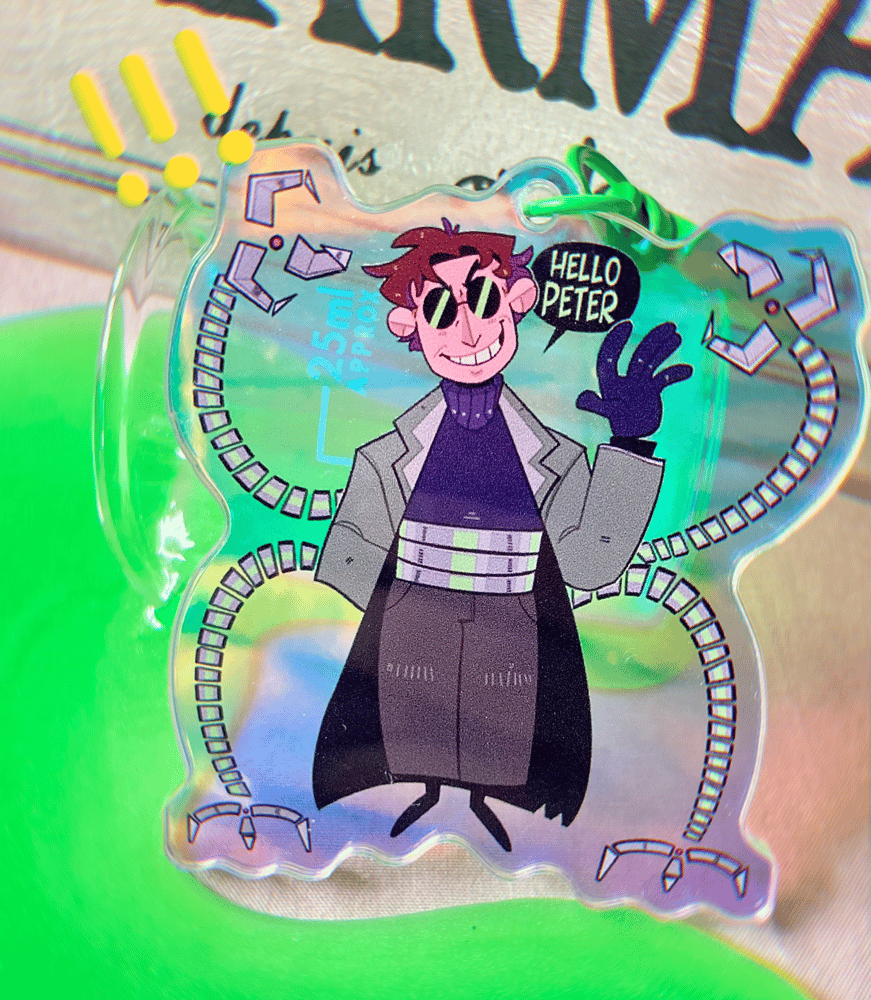 Image of DOC OCK HOLO KEYCHAIN