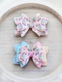 Pastel Unicorn Bows