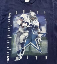 Image 2 of VTG 90s Dallas Cowboys Emmitt Smith Tee Sz L 