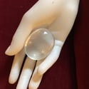 Clear Quartz Crystal Palm Stone