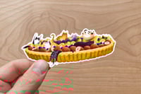 Image 2 of Cat Fruit Tart | Sticker | Print