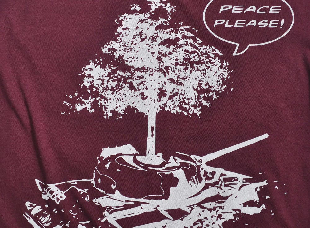 Image of Peace Please Tank BW tirantes algodón orgánico