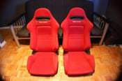 Image of DC5 red recaro seats 