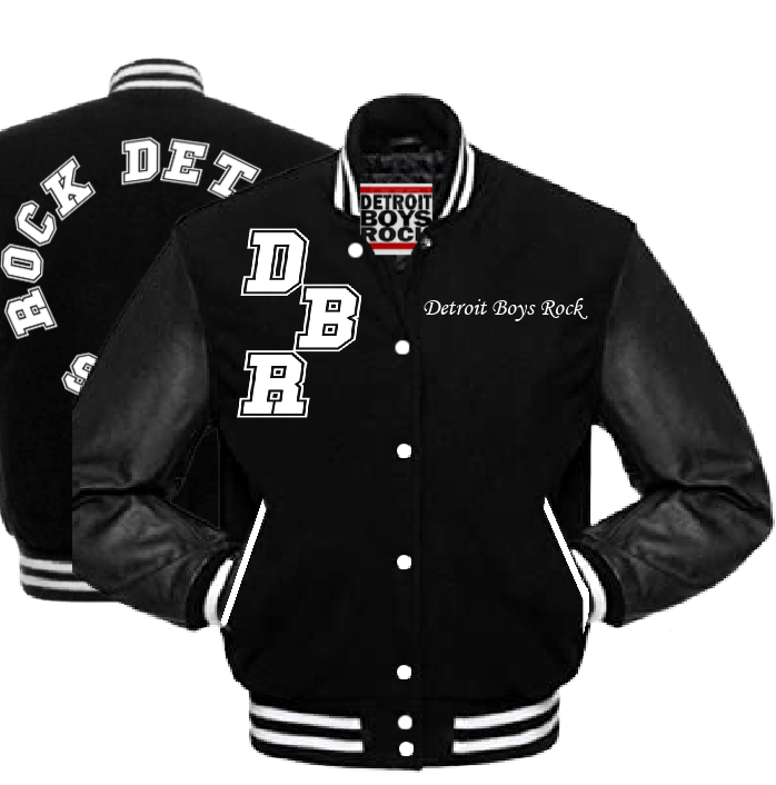 Detroit Boys Rock Letterman Jacket