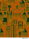Pattern of The Dae : Vintage African Wooden Hair Picks (lagos multi)
