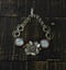 Image of Dogwood Flower Large Aurora Opal Orbiting Chain Hand-fabricated Bracelet