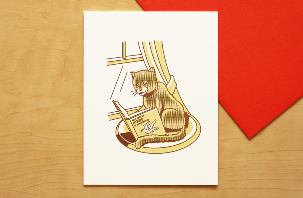 Image of READING CAT Card