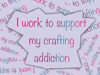 Crafting Addiction sticker