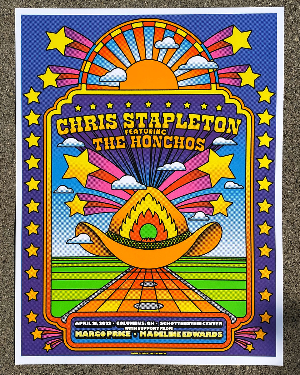 Chris Stapleton • Ohio 2022 • 18"x24" Gonz Art