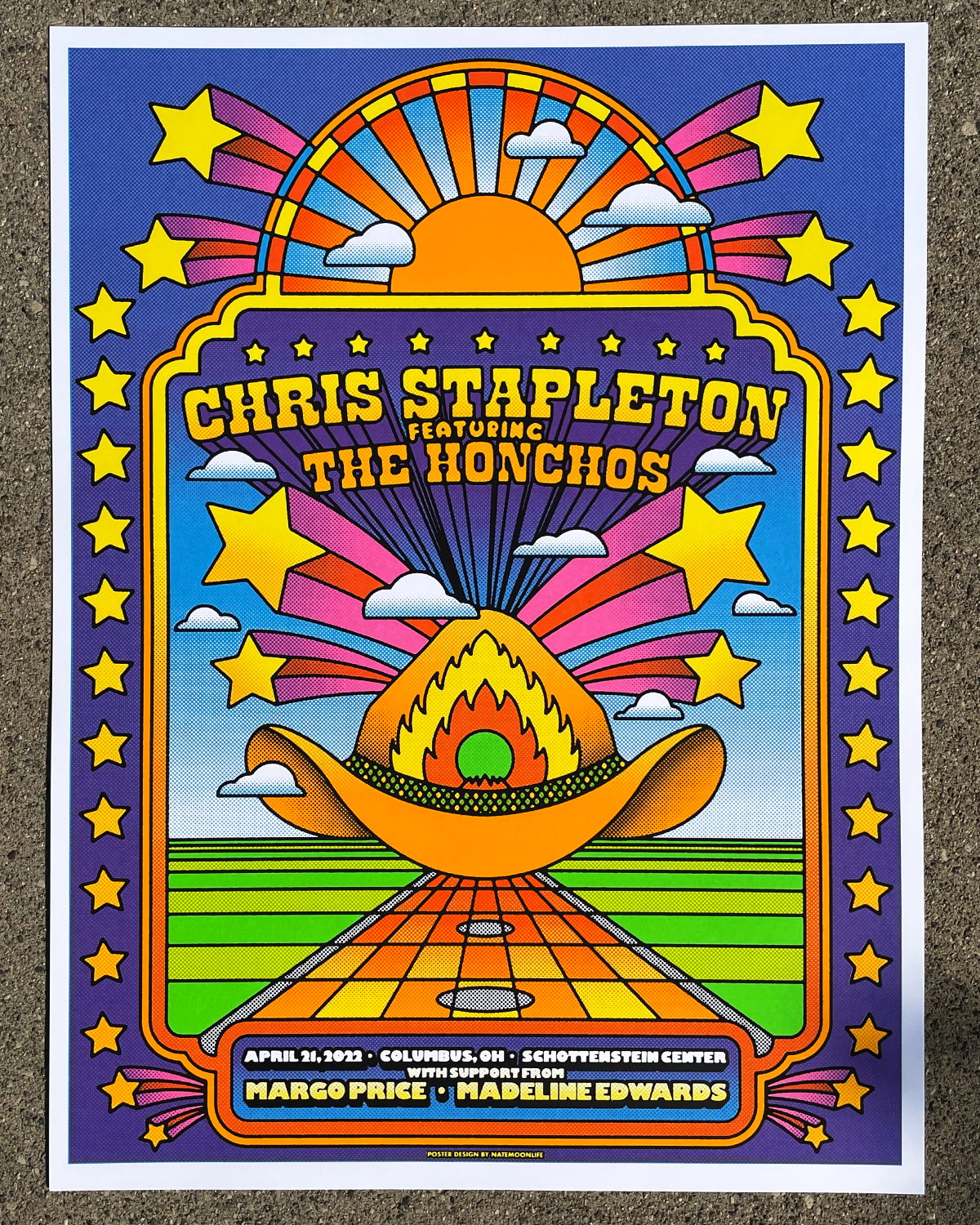 Chris Stapleton • Ohio 2022 • 18"x24"