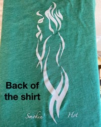 Image 1 of Green Smokin’ Hot V-Neck T