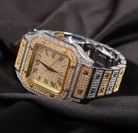 Image 3 of  Luxury Brand Full Iced Out Diamond Watch 