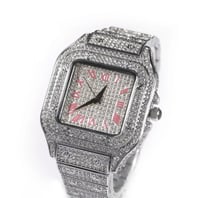 Image 5 of  Luxury Brand Full Iced Out Diamond Watch 