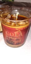 Cola Candle/ Gold Flakes 