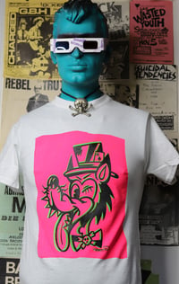 Image 1 of pink wolf t shirt size small mens (unisex)