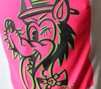 Image 2 of pink wolf t shirt size small mens (unisex)